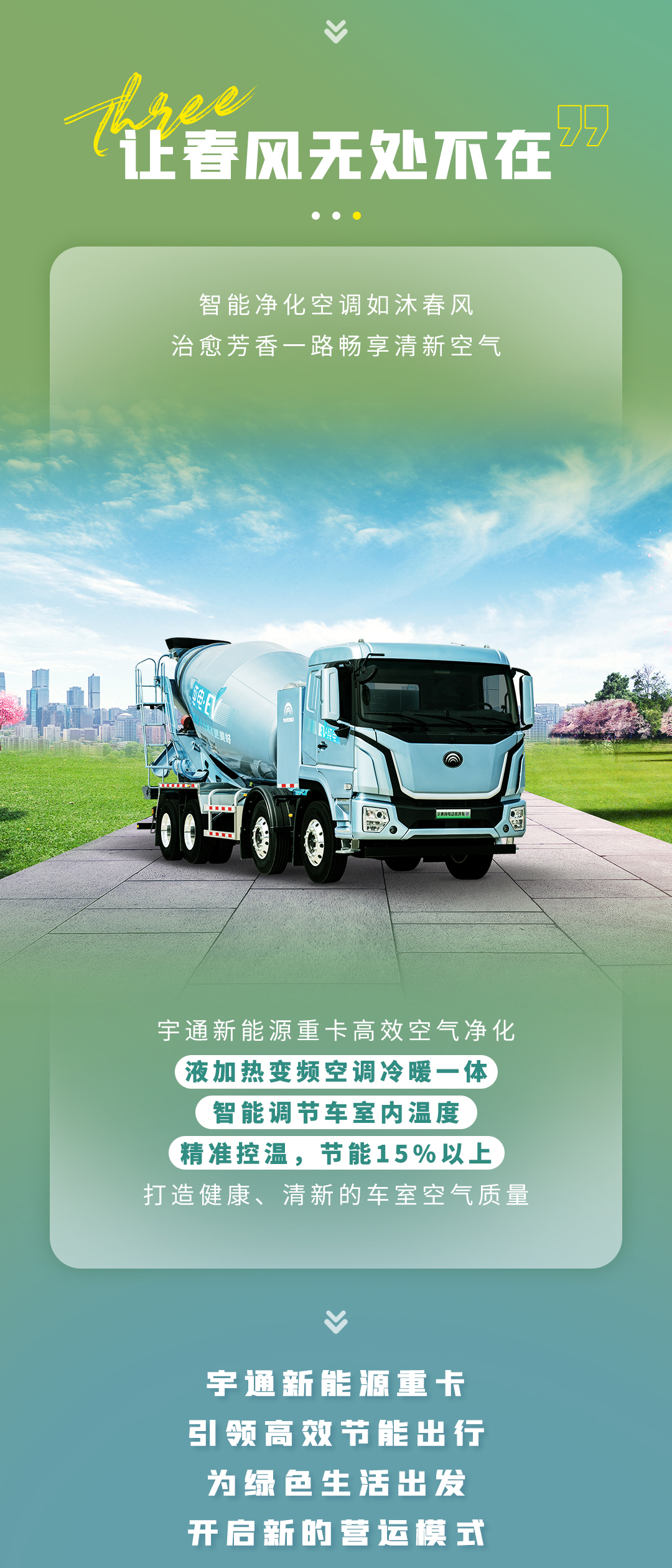 產品博覽 | 出發~跟隨宇通重卡一起「上春山」