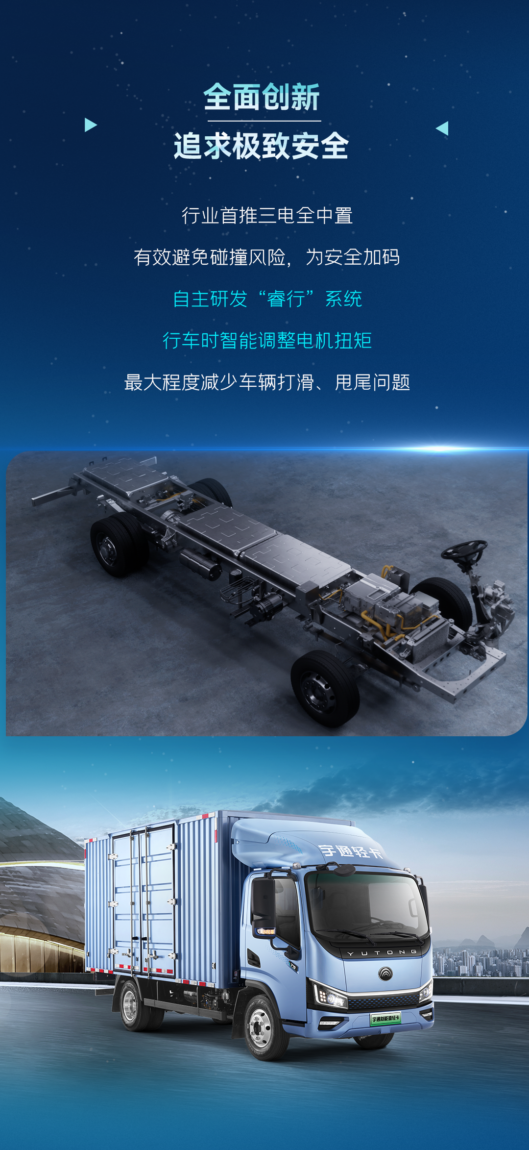 一圖看懂宇通輕卡上市新品！