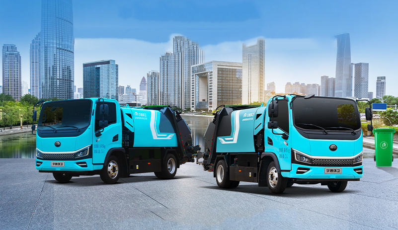 熱力上新季 | 宇通8噸純電動(dòng)壓縮式垃圾車，“小身材”有“大能量”