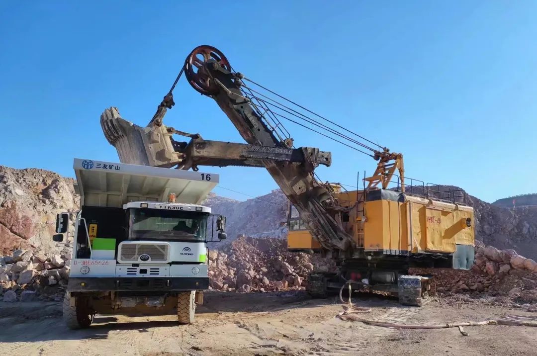 三友礦山：攜手宇通礦卡讓礦山換新顏